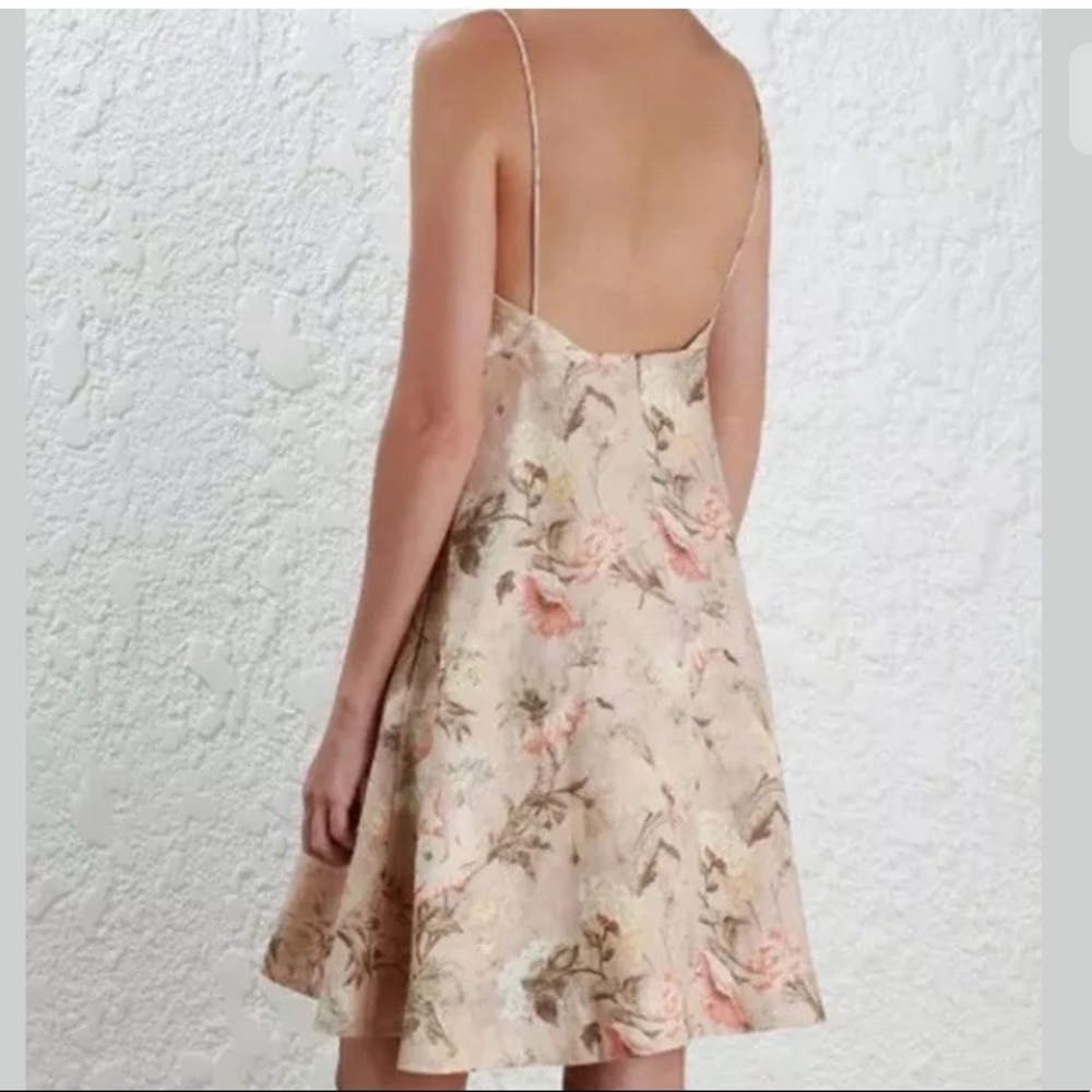 Zimmermann Bowerbird Apricot Dress - Picture 5 of 5